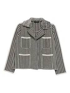 Кардиган в ломаную клетку Cividini, черный