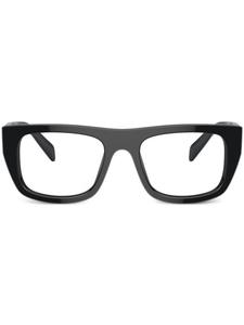 Очки в прямоугольной оправе Prada Eyewear, черный