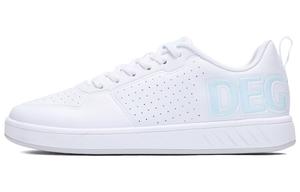 Скейтбордические кеды женские низкие белый/голубой 361°