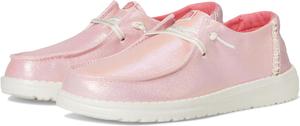 Лоферы Hey Dude Kids Wendy Dazzling, цвет Sparkle Pink