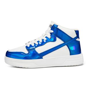 ZOVE Скользостойкие амортизирующие износостойкие высокие скейтерские кроссовки женские Blue, цвет Blue