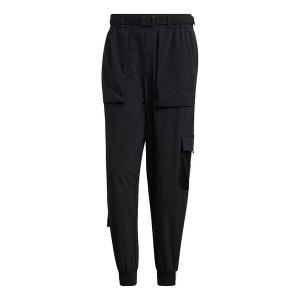 Спортивные штаны Men's adidas neo Cg Tp1 Multiple Pockets Athletics Sports Bundle Feet Black Pants, черный