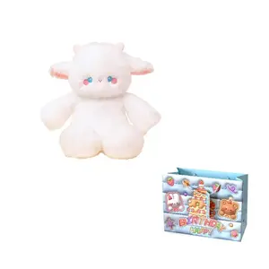 Плюшевая игрушка lambskin three flowers kitten, плюшевая кукла, высота 50см MORTEN SOLUM, Running Lamb