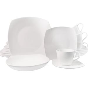 Сервиз Classic Modern Design подходит для мытья в посудомоечной машине Echtwerk, белый