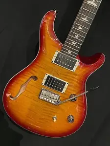 PRS CE24 Semi-Hollow - Темно-вишневый санберст