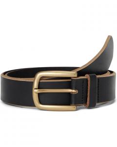 Ремень Johnston & Murphy Weathered Raw Edge Belt, черный