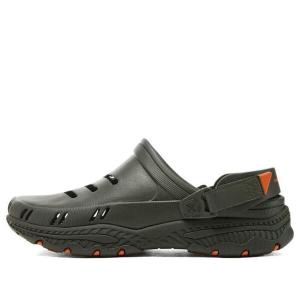 Кроссовки creston ultra 'olive green orange' Skechers, зеленый