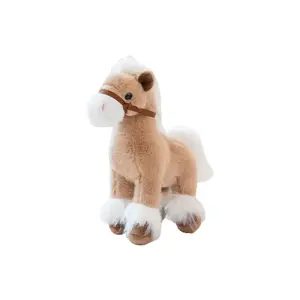 Милая лошадка плюшевая игрушка для рабочего стола, 25 см PUDOWRABBIT