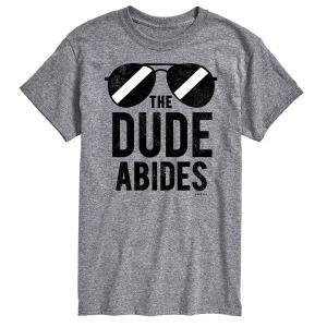 Футболка Big & Tall The Big Lebowski The Dude Abides License, серый