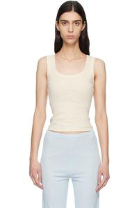 Flore Flore Майка Off White Hillie