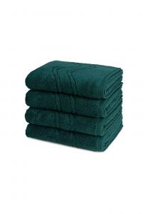 Набор полотенец Ross Cashmere Feeling, 4 штук, 50x100 см, зеленый