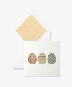 Открытка с пасхальными яйцами