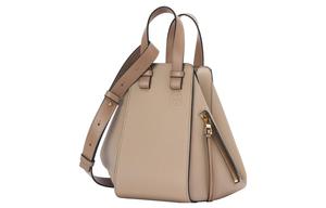 LOEWE Хаки Грэйн Кэлфскин Хаммок Сумка Маленькая Женская Песочная