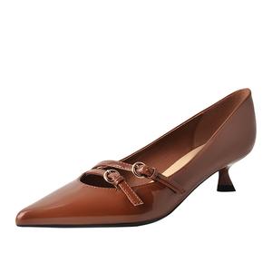 JIUXINGDAO Женские повседневные туфли оранжево-красные, цвет Orange Red