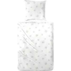 Постельное белье Primera «Сабрина» с символом тренда 2021 года, белый/бежевый