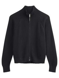 Вязаный кардиган MELA Kamuka, черный