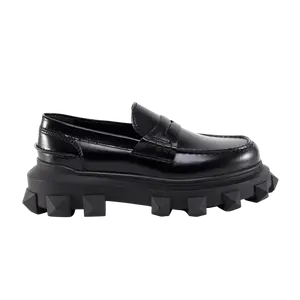 Кроссовки Valentino Trackstud Loafer, черный