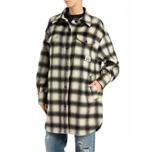 Пальто Replay W7916.000.52804, бежевый