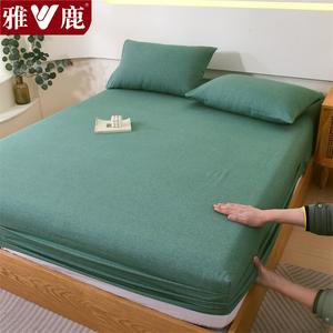 Yalu Простыня на резинке 150х200 см, 100% хлопок, цвет Retro Green