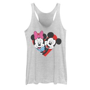 Юниорский танк Disney Mickey Minnie Heart Group Shot Licensed Character