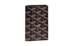 GOYARD Кожаный держатель для карт Saint Pierre Canvas, 01TY01P Black