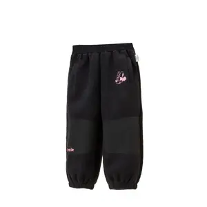 Минни коллекция зимние утепленные бархатные брюки для детей 3-7 лет Disney, черный