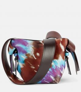 Сумка через плечо musubi из микрокожи Acne Studios, мультиколор