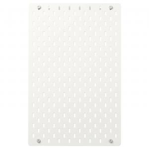 Панель перфорированная, белая, 36х56 см, SKÅDIS IKEA