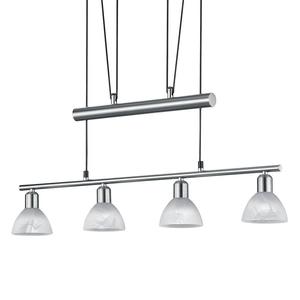 Подвесной светильник Trio Levisto I, металл/стекло - 4 лампы - матовый никель