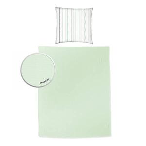 Комплект постельного белья Hahn Haustextilien GmbH Summ шт, 150x0,5x220 см, зеленый