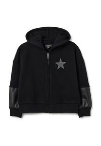 Толстовка OVS Zip-up sweatshirt, Black
