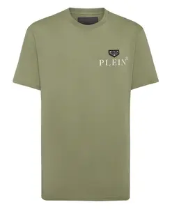 Футболка с короткими рукавами и круглым вырезом Philipp Plein, зеленый