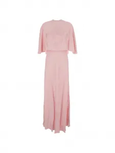 Макси-платье с накидкой Forte Forte, розовый