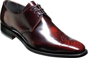 Мужские классические кожаные туфли дерби-оксфорды BARKER Darlington ручной работы - Вневременная элегантность и высочайшее мастерство для официального и делового стиля, Brandy Hi-shine