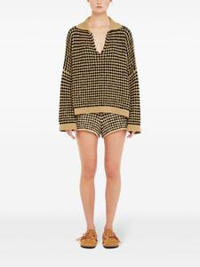 Alanui джемпер Tropical Shadow, нейтральный цвет