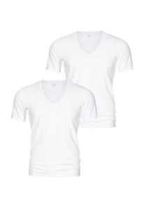 Майка/Рубашка с коротким рукавом 2 шт. в упаковке сухой хлопок Mey, белый