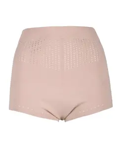 Вязаные шорты с высоким эластичным поясом Max Mara, розовый