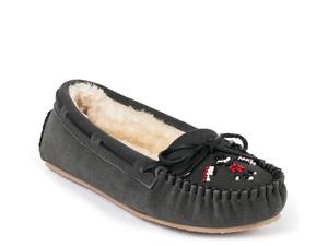 Тапочки Minnetonka Cally Thunderbird Animikii Slipper - Women's, серый