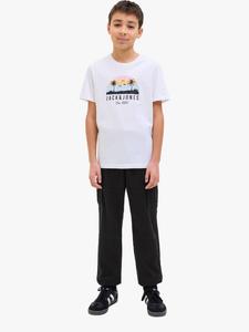 Детские укороченные карго-брюки Jack & Jones, Black