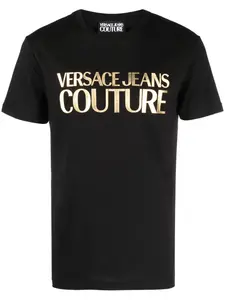 Футболка с логотипом Versace Jeans Couture, черный