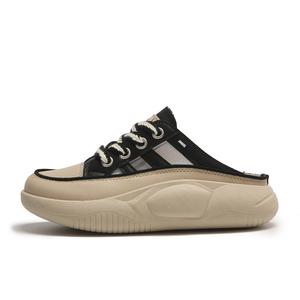 King Jinmai Женские антибактериальные тапочки с закрытым носком черные, цвет Black