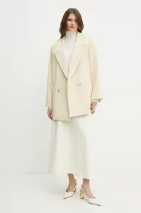 Шерстяное плащ Ivy Oak, бежевый