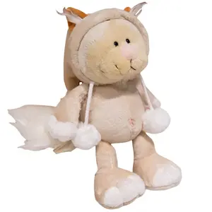 Милый маленький волк, мягкая и очаровательная рысь плюшевая игрушка кукла плюшевая кукла 25см/35см/50см высота Lionf