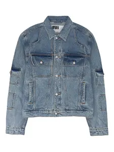 Джинсовая куртка с карманами-клапанами SP5DER, синий