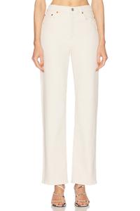 Джинсы с высокой посадкой 90-х свободного кроя Re/Done, Vintage White