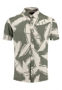 Рубашка Msh Sparx 1/2 Patterned Key Largo, темно-зеленая