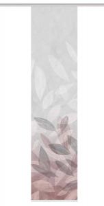 Раздвижная штора twentyfour Abbe, полиэстер - бордо - 60 x 255 см - комплект из 1 шт.