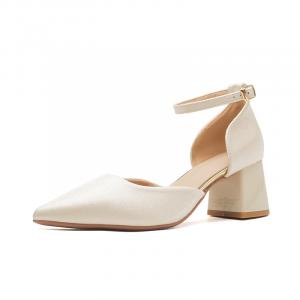 Туфли на высоком каблуке 5 см, женские Bamiti, Champagne