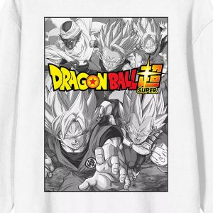 Мужской пуловер с длинными рукавами и графическим рисунком Dragon Ball Super Group Licensed Character