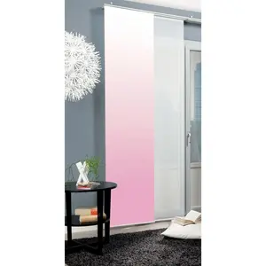 Раздвижная штора MADRID с липучкой 1 шт. Размеры (ВxШ): 245x60 см, включая крепежные элементы Home Wohnideen, Rosé